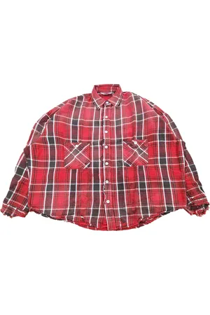 SAINT MXXXXXX Check pattern flannel shirt