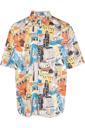 Moschino Graphic-print short-sleeved shirt