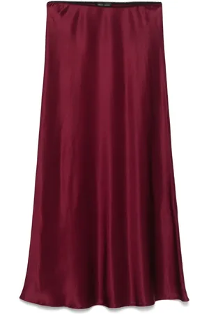 Roberto Collina Satin midi skirt