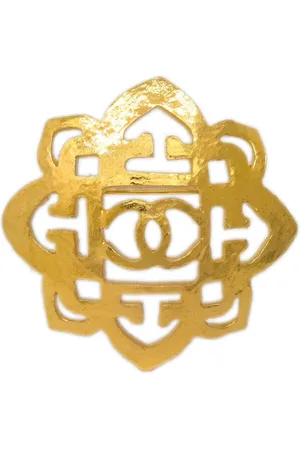 CHANEL 1990-2000s CC brooch