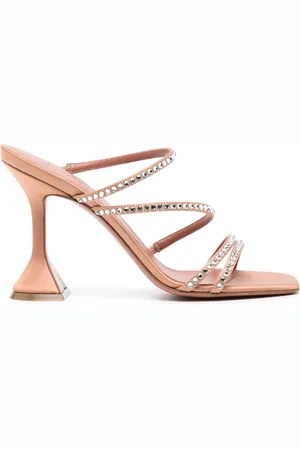 Amina Muaddi 100mm Naima crystal-embellished sandals