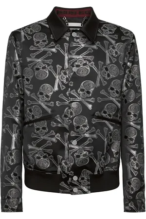 Philipp Plein Skull-print bomber jacket