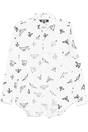 Comme des Garçons Birds-print shirt