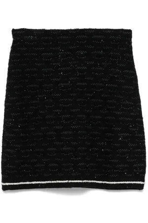D.EXTERIOR Tweed mini skirt