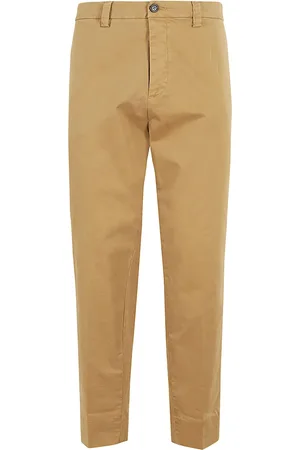 haikure Cotton straight-leg pants