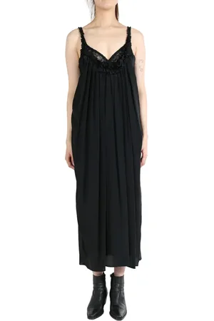 Simone Rocha Lace-up satin dress
