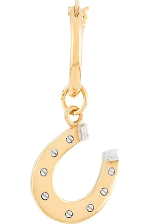 TRUE ROCKS Horseshoe hoop earring