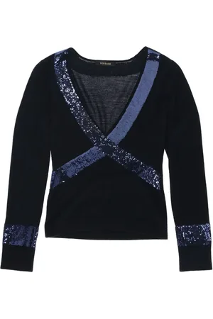 VERSACE 1990s sequined jumper