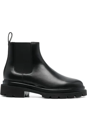 santoni Round-toe leather boots