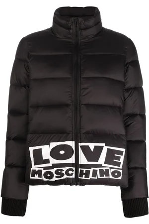 Moschino Logo-print padded jacket