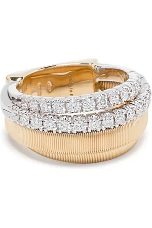 Marco Bicego 18K yellow diamond stackable ring