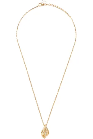 Dior Pendant wheat-chain necklace