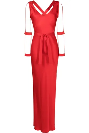 Gloria Coelho Optical-Illusion maxi dress