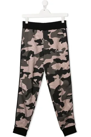 Neil Barrett TEEN camouflage-print cotton trousers
