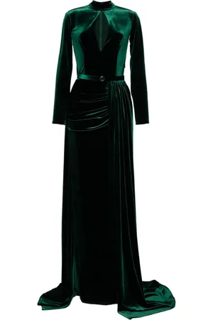 Saiid Kobeisy Velvet long dress