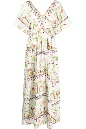 HAYLEY MENZIES Printed organic-cotton maxi dress