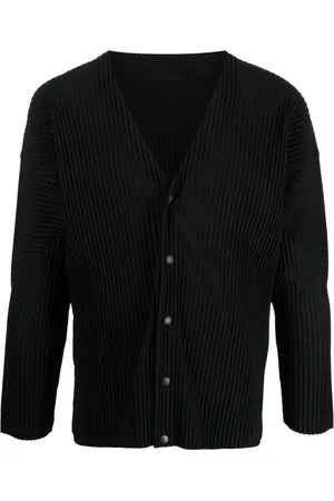 Issey Miyake Ribbed single-breasted blazer