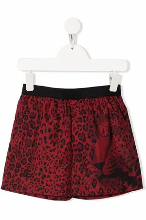 Dolce & Gabbana Leopard-print swim shorts