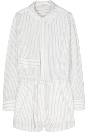 TELA Pinstripe seersucker jumpsuit
