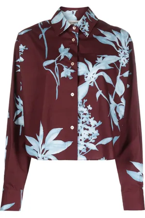 FORTE FORTE Floral-print cotton shirt