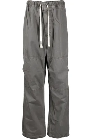 Izzue Elasticated-waist straight-leg jeans