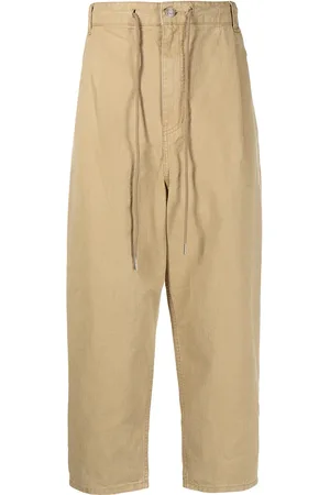 JUUN.J Cropped tapered-leg trousers