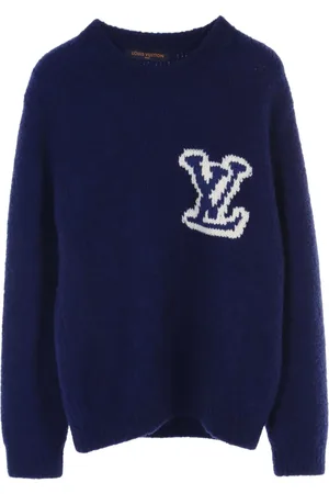 LOUIS VUITTON 2010s LV-intarsia sweater