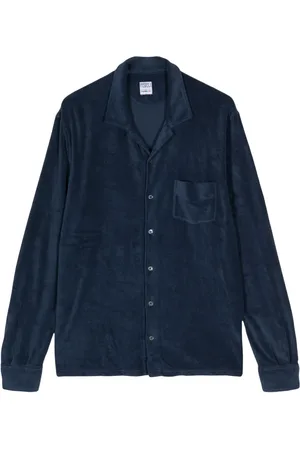 FEDELI Glenan terry cloth-effect shirt