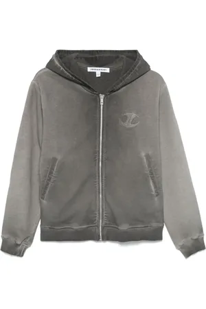 JORDAN LUCA Absorber zip-up hoodie