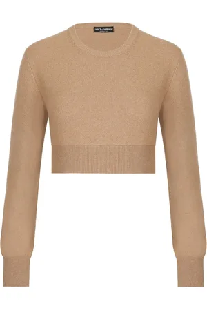 Dolce & Gabbana Cashmere-blend cropped jumper