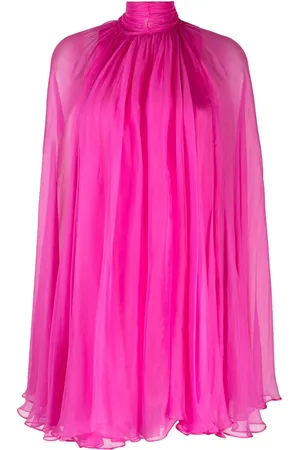 MANURI Ama semi-sheer silk minidress
