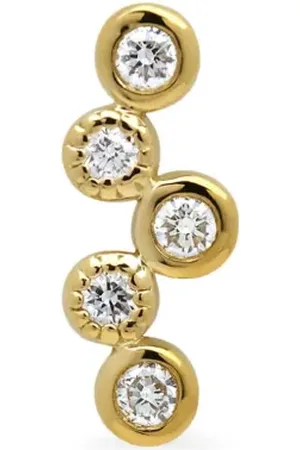 Lark & Berry 14kt yellow Constellation diamond stud earring