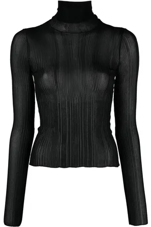 Givenchy Semi-sheer mock-neck top