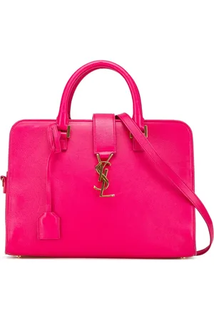 Saint Laurent 2014 Small Leather Monogram Cabas satchel