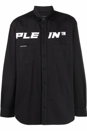 Philipp Plein Logo denim shirt