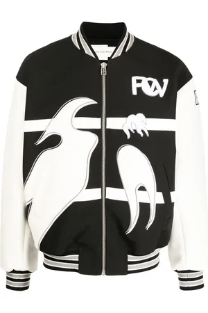 Feng Chen Wang Phoenix embroidered bomber jacket