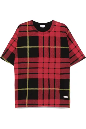Alexander McQueen Plaid T-shirt