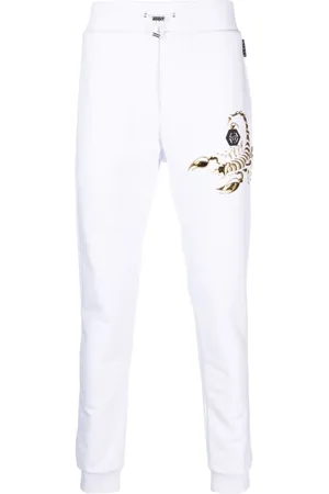 Philipp Plein Scorpion appliqué-detail track pants