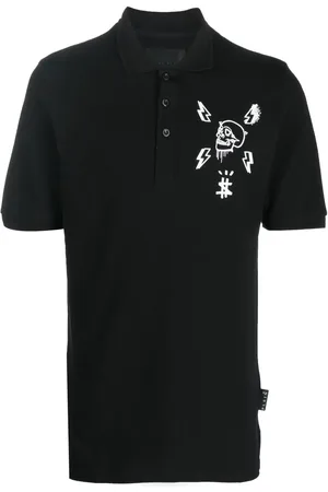 Philipp Plein Skull-print polo shirt