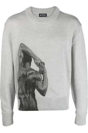 Honey Fucking Dijon Intarsia-knit wool-blend jumper