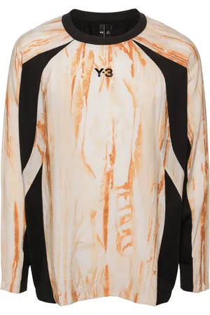 Y-3 Rust-dye longsleeved T-shirt