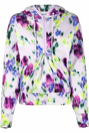 Kenzo Tie dye-print pullover hoodie