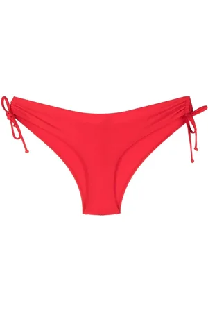 Moschino Ruched drawstring-detail swim briefs