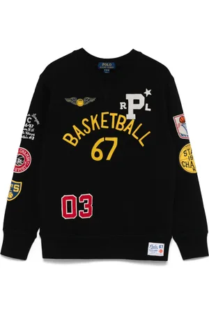 Ralph Lauren Graphic-patch fleece sweatshirt
