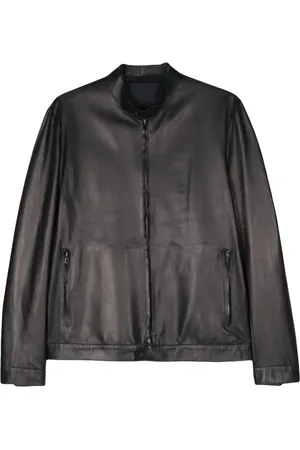 SALVATORE SANTORO Zip-up leather jacket