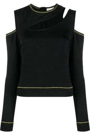 Ganni Cut-out detail top