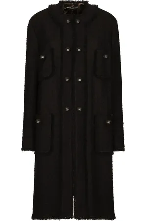 Dolce & Gabbana Single-breasted bouclé coat