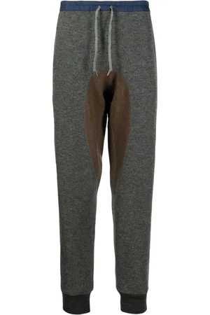 Kolor Drawstring-waistband knitted trousers
