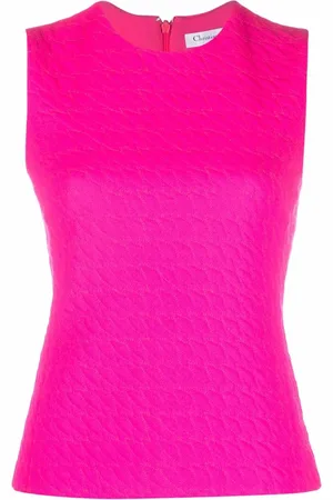 Dior 2010 jacquard sleeveless top