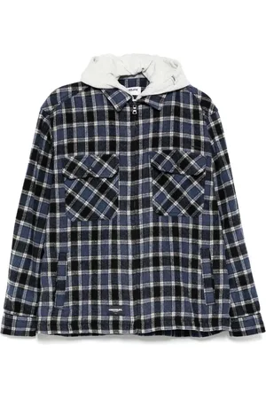 Chocoolate Checked hooded jacket